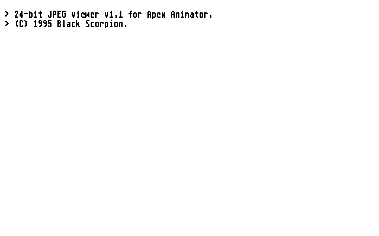 Apex Image Viewers atari screenshot